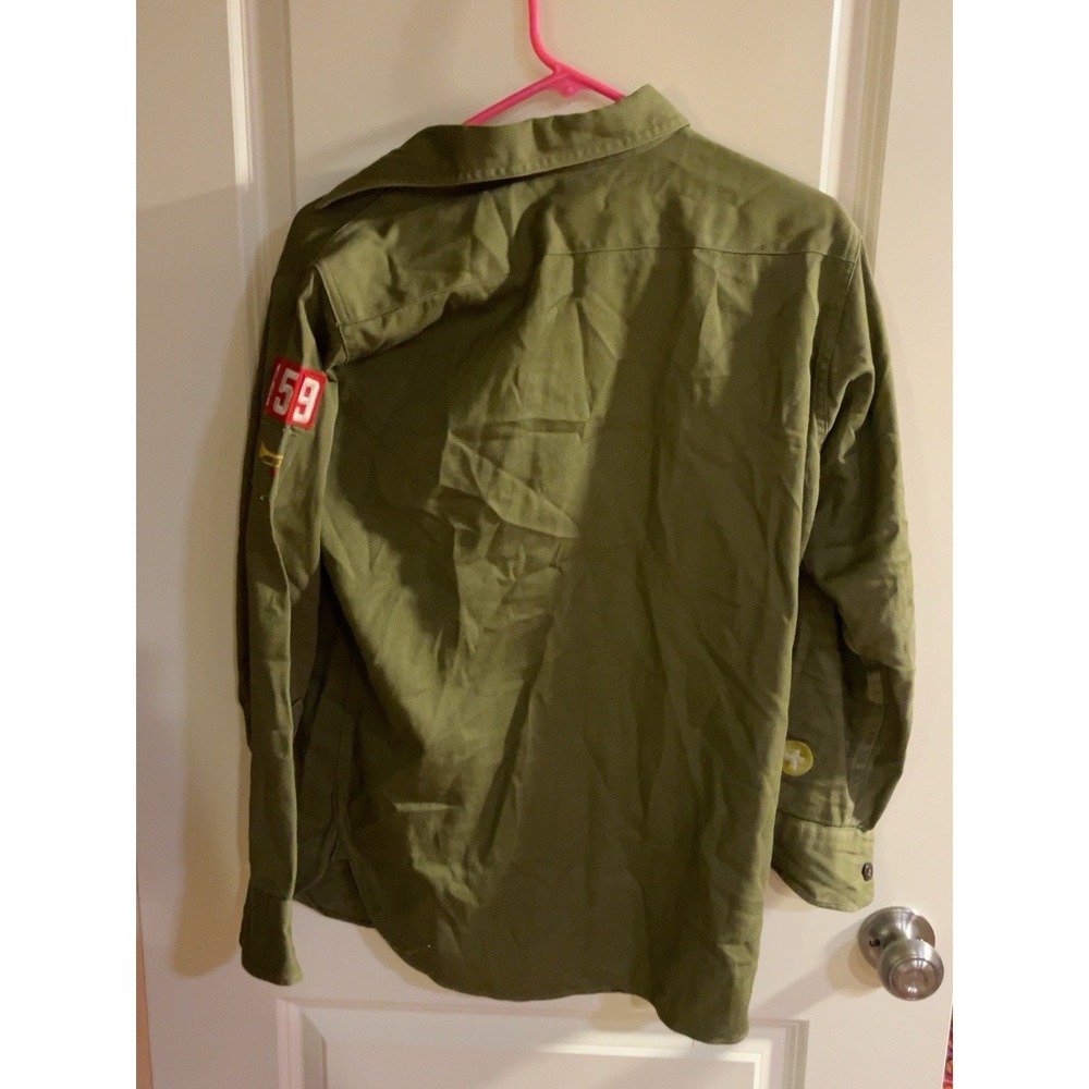 Vintage 1950s 60s BSA Boy Scouts Uniform Shirt Troop 659 Bugler Beaver Patch - Picture 5 of 5